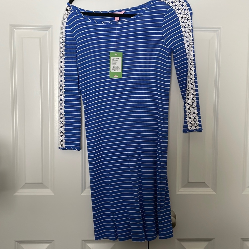 Lily Pulitzer dress with tags never worn .